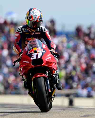 Pedro Acosta during Stop 12 of the 2024 MotoGP World Championship in Aragon, Spain on September 1, 2024.